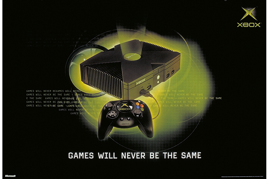 Оригинал гейм. Xbox 2001. Xbox Original. Xbox Original игры. Постер Xbox.